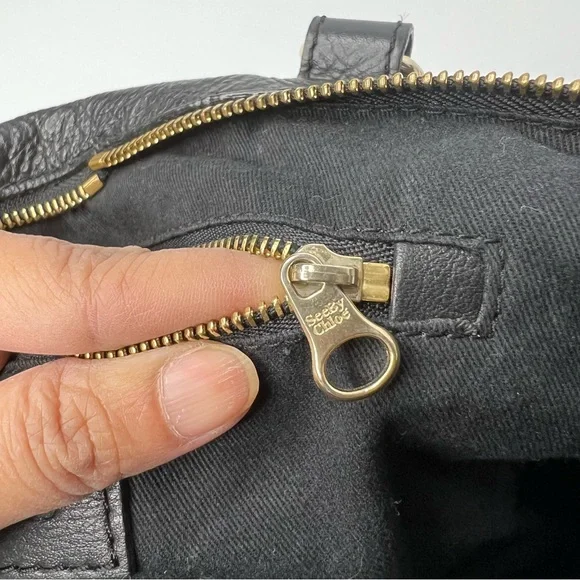 See By Chloe Kay Black Leather Satchel Shoulder Crossbody Bag - Picture 11 of 16
